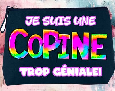 trousse personnalisée super copine