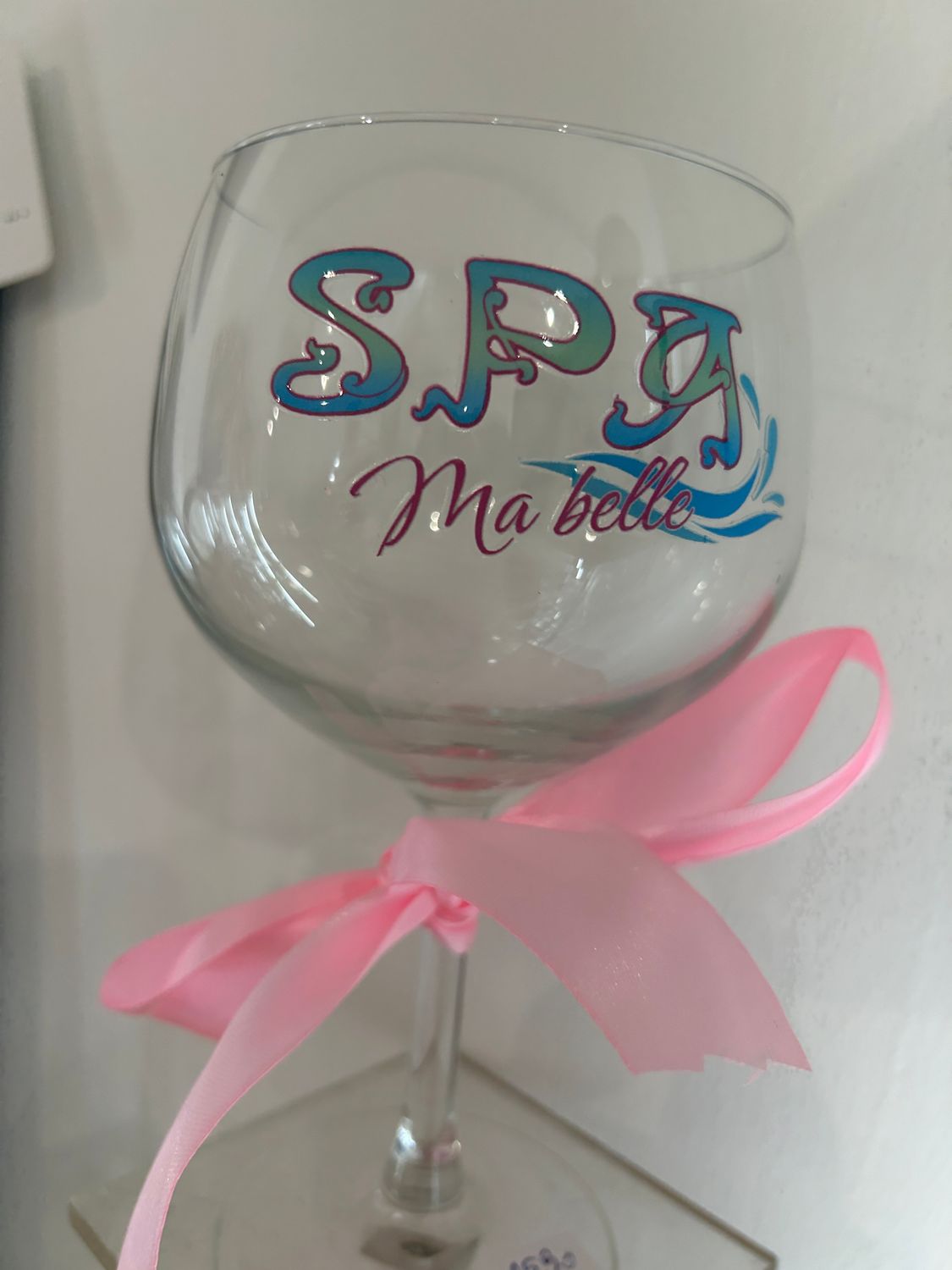 verre à gin logo moyen + à personnaliser
