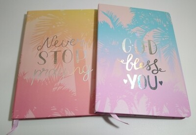 Motivational lined journals