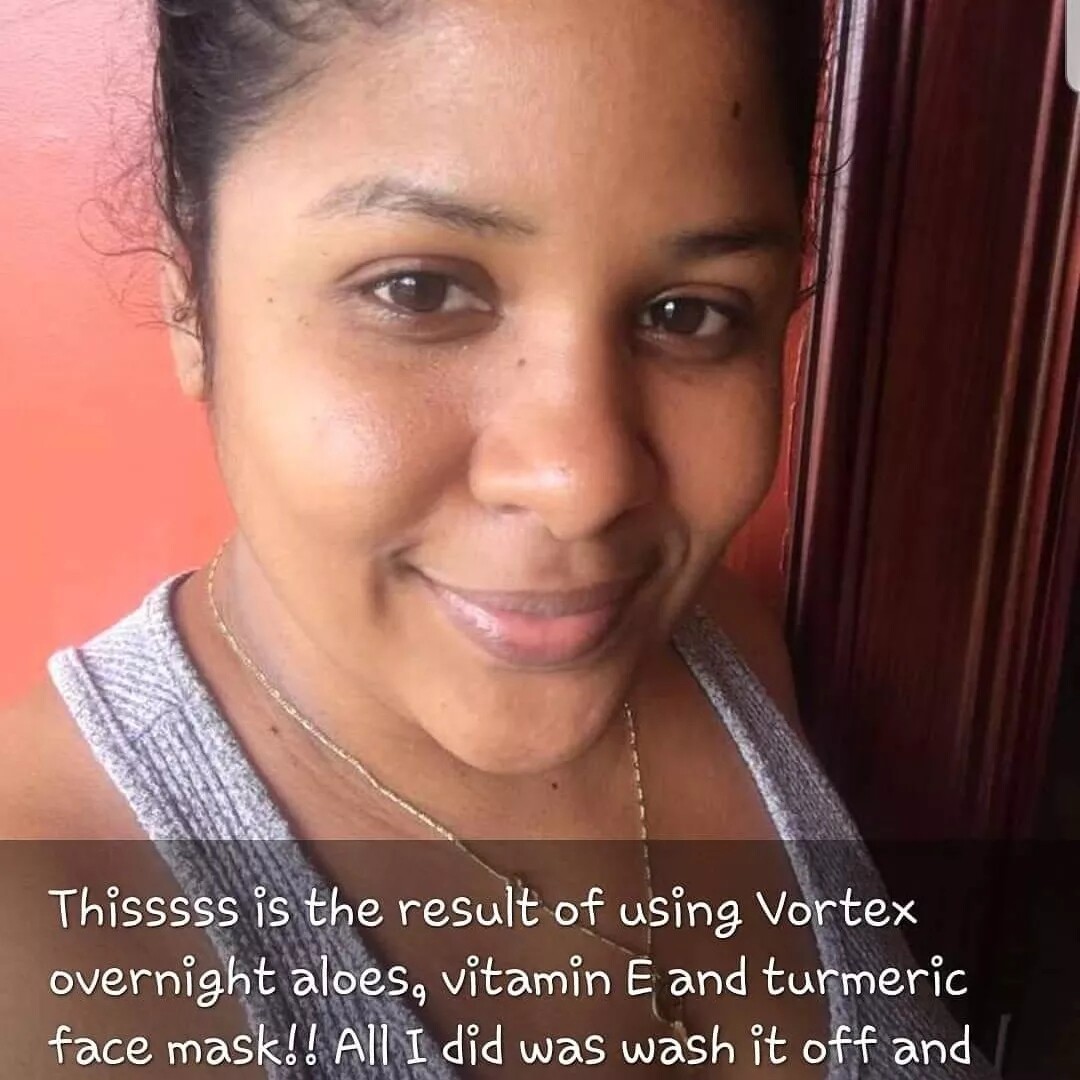 Overnight Aloes, Turmeric and Vitamin E Mask