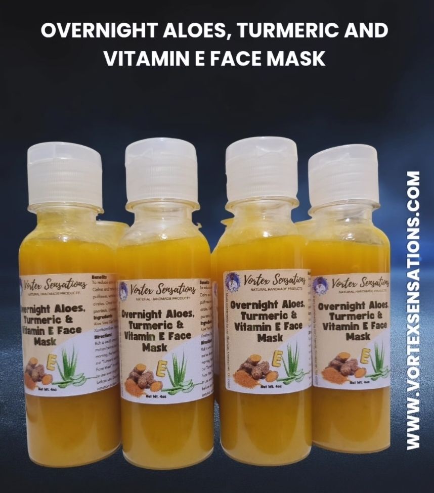 Overnight Aloes, Turmeric and Vitamin E Mask