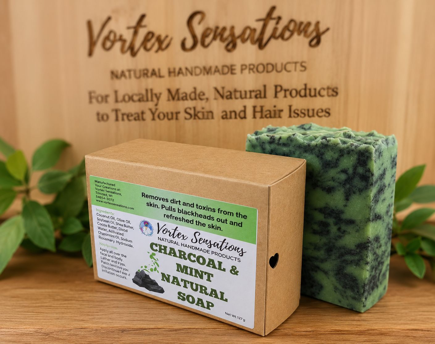 Charcoal &amp; Mint Soap