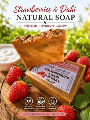Strawberries &amp; Dahi Soap