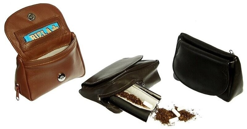 Porta Tabacco Nappa Ryo Colori (disponibile nei colori Cognac-Nero-Testa di Moro)