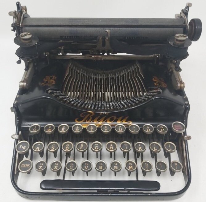 Macchina per Scrivere Pieghevole Bijou n° 3 Portatile