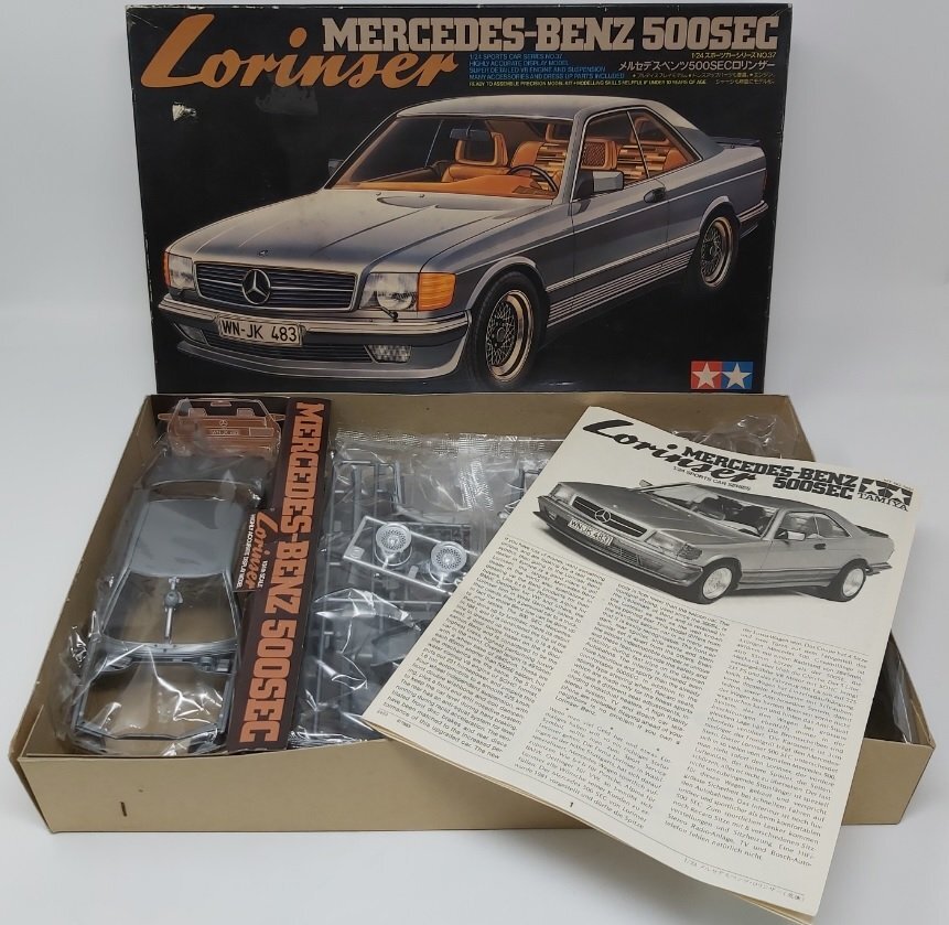 Scatola Montaggio Mercedes-Benz 500SEC Lorinser scala 1/24