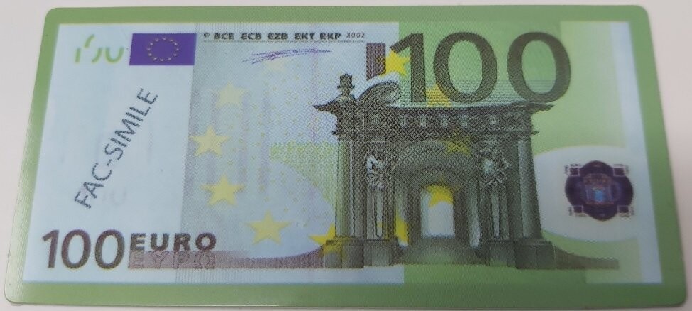 Fiches Cartamoneta Banconota Euro Fac-Simile da Gioco