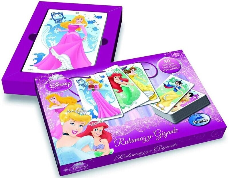 Mazzo di Carte Rubamazzo Gigante Principesse Disney