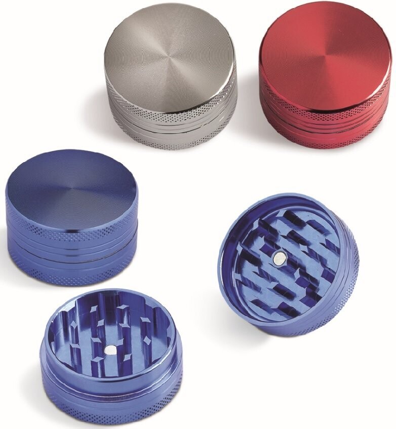 Grinder Tritatabacco (disponibile in 4 colori), Colore: Blu