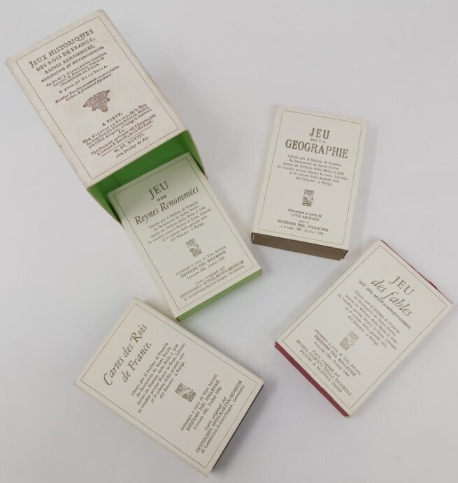 Set 4 Mazzi Giochi Carte di Stefano Della Bella Edizioni limitate numerate Vito Arienti Edizioni Del Solleone