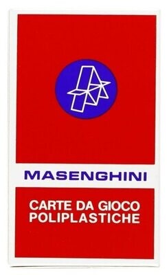 Mazzo di Carte Gioco Cuccù Cucco Masenghini n 21 Triplex Telate (FUORI PRODUZIONE)