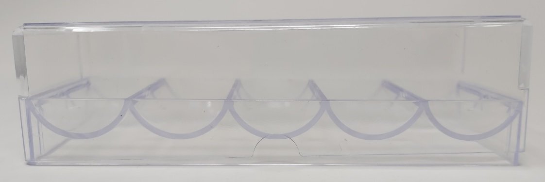Porta Fiches Dispenser Rack Rake Float da 100 Pzz diametro mm 44 con Coperchio
