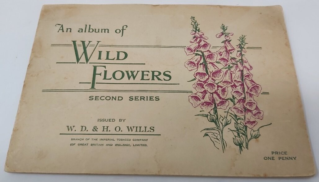Album di Figurine Wills's Cigarette Price One Penny Imperial Tobacco  Wild Flowers Second Series Anni '30