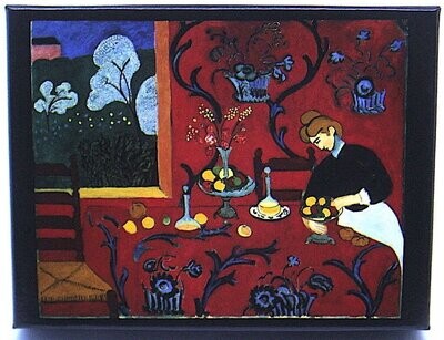 Mazzo Carte Ramino Piatnik Matisse Chambre Rouge CHAMBRE Edizione 1995