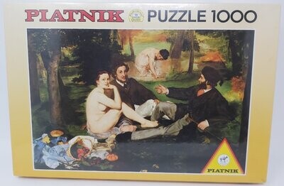 Puzzle Piatnik pezzi 1000 Manet Colazione nel Verde Fruhstuck im Grunen