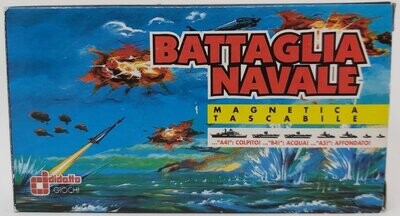 Gioco da Viaggio Battaglia Navale Magnetica Tascabile (Vintage)