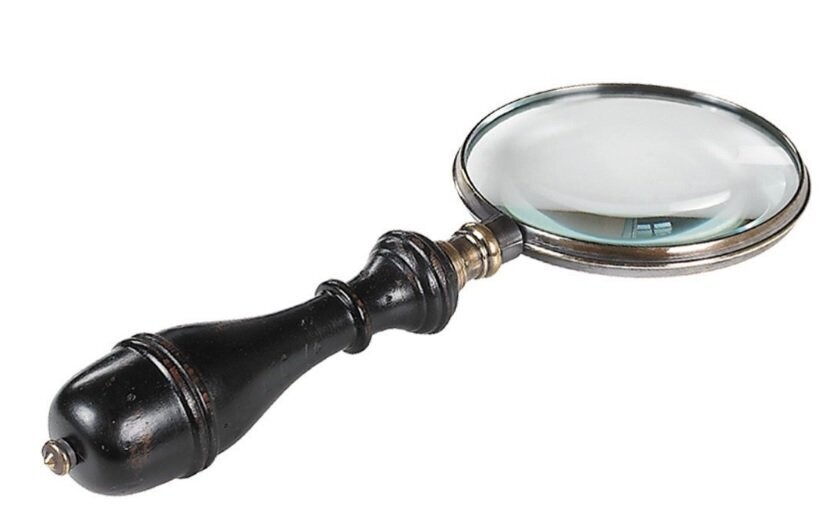 Lente d'Ingrandimento Cromata Nickel Magnifying Glass