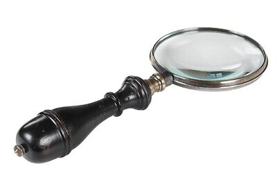 Lente d'Ingrandimento Cromata Nickel Magnifying Glass