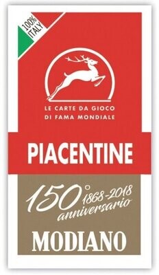 Carte Regionali Piacentine Modiano Rosso 150 Anniversario