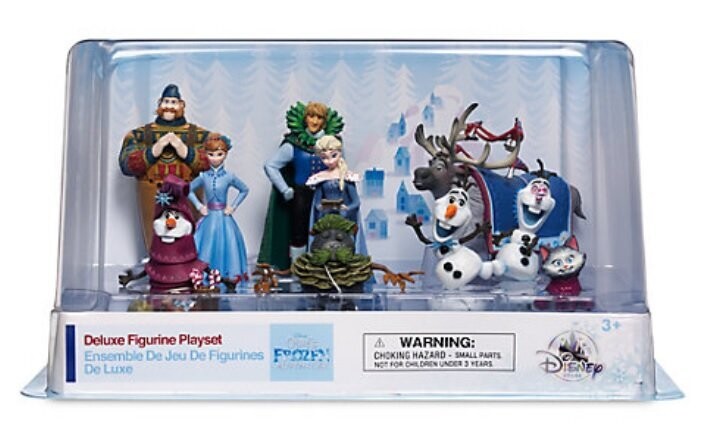 Set di 10 Incantevoli Personaggi di Olaf's Frozen Disney in PVC  (da Collezione)