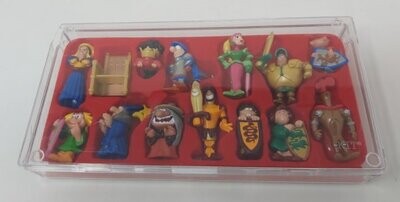 Cofanetto Porta Kinder Serie Completa 13 Personaggi Sorprese Ferrero I Cavallegri Anno 2004 (da Collezione)