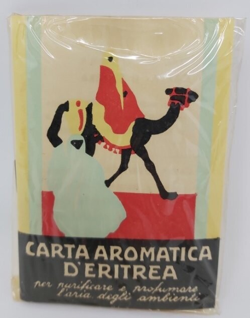Bustina Carta Aromatica d'Eritrea Prodotti Farmaceutici Piacenza Anni '30 (Curiosità Vintage)