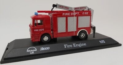 Modellino Camion Pompieri Fire Engine Automaxx Collection Die-Cast Metal Scala 1:72  (da Collezione)