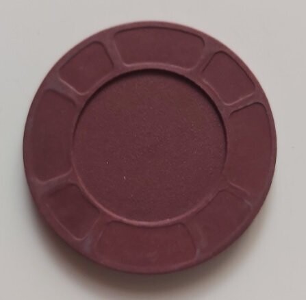 Serie SANT'ANTIOCO Casinò Chips Gettoni Fiches mm 40 Senza Valore, Colore: Prugna