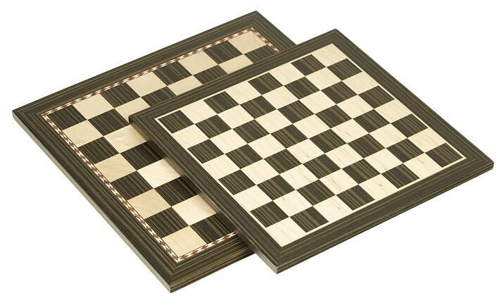 Base Scacchiera in Ebano Acero cm 35x35