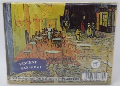 Mazzo Carte Ramino Piatnik Vincent Van Gogh Il Caffè di Notte (da Collezione)