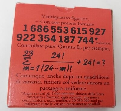 24 Cartoncini Disegni che Formano 1686553615927922354187744 Combinazioni di Quadri Pittorici (Curiosità)