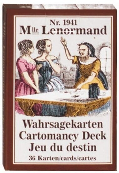 Mazzo di Carte Oracolo Cartomanzia M.lle Lenormand Cartomancy