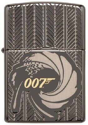 Accendino Zippo Agente James Bond 007 Gun Logo