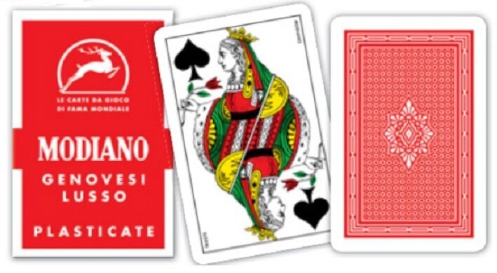 Carte Regionali Modiano Genovesi Lusso in Triplex 54 Carte (Fuori Produzione)