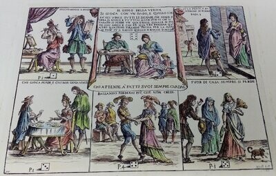 Il Gioco della Verità, Mitelli, Gioco a 6 Caselle (Curiosità e Rarità) cm 44x63