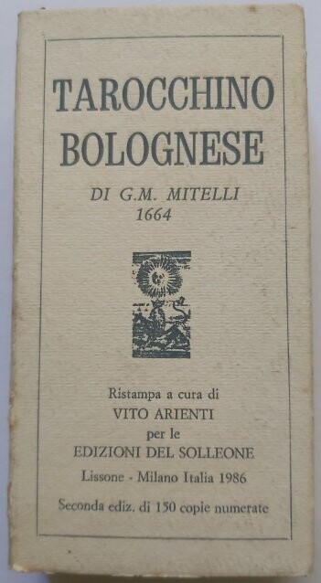 Mazzo Carte Tarocchino Bolognese Edizione Numerata 14/150 G. M. Mitelli