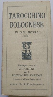 Mazzo Carte Tarocchino Bolognese Edizione Numerata 14/150 G. M. Mitelli