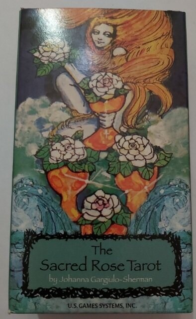 Mazzo di Carte Tarocchi Tre Sacred Rose Tarot 1982 (da Collezione)