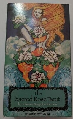 Mazzo di Carte Tarocchi Tre Sacred Rose Tarot 1982 (da Collezione)