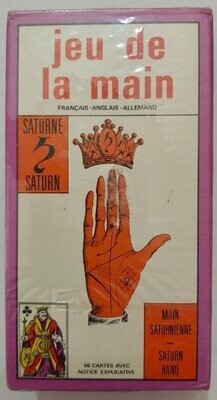 Mazzo Cartomanzia Palmistry Jeu de la Main Cartomancie Grimaud 1969