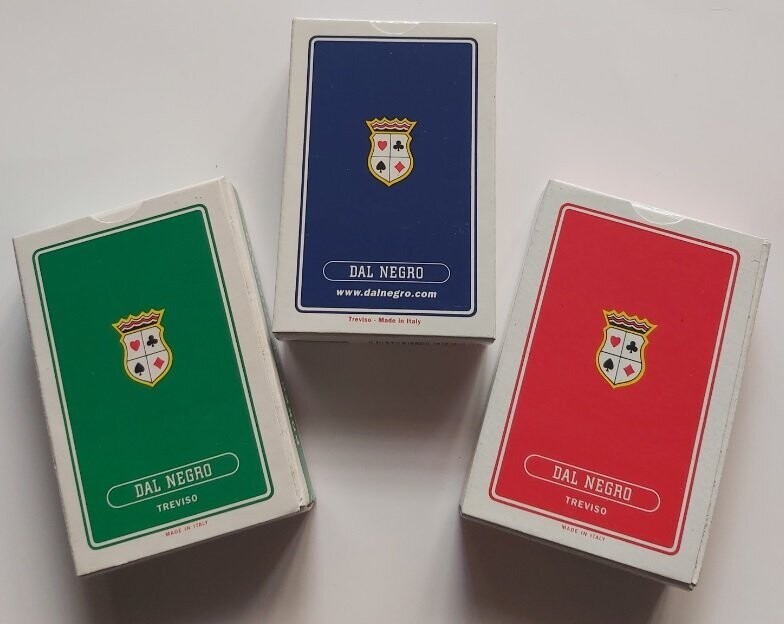 Carte Bridge Poker San Marco Triplex (back Verde, Blu, Rosso) (fuori produzione)