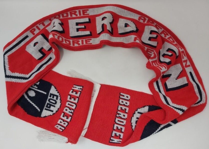 Sciarpa Scarf Squadra di Calcio Aberdeen Football Club 1903