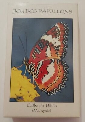 Mazzo di Carte da Poker Farfalle Jeu Des Papjllons 55 Cartes Heron