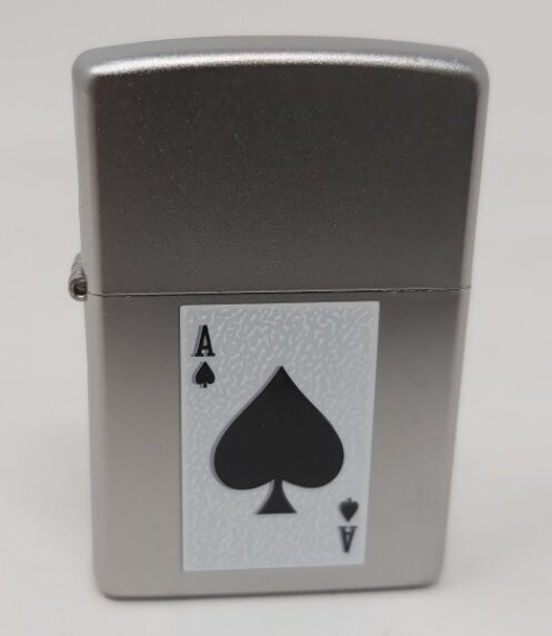 Accendino Zippo Lighter Ace in the Hole “Asso nella Manica” Anno 2009