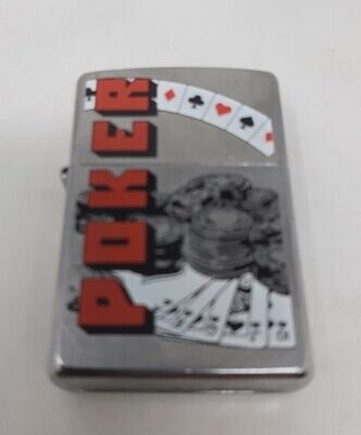 Accendino Zippo Lighter Poker 911809 Anno 2009