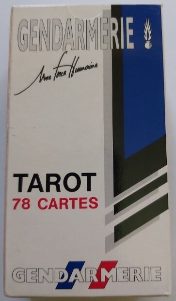 Mazzo Carte di Tarocchi Tarot Gendarmerie Une Force Humaine  Anni '80