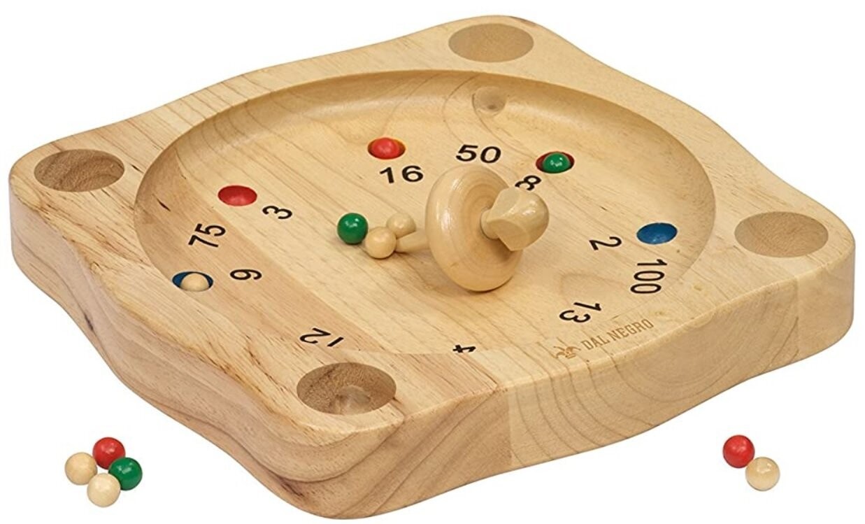 Roulette Tirolese Base e Biglie in Legno