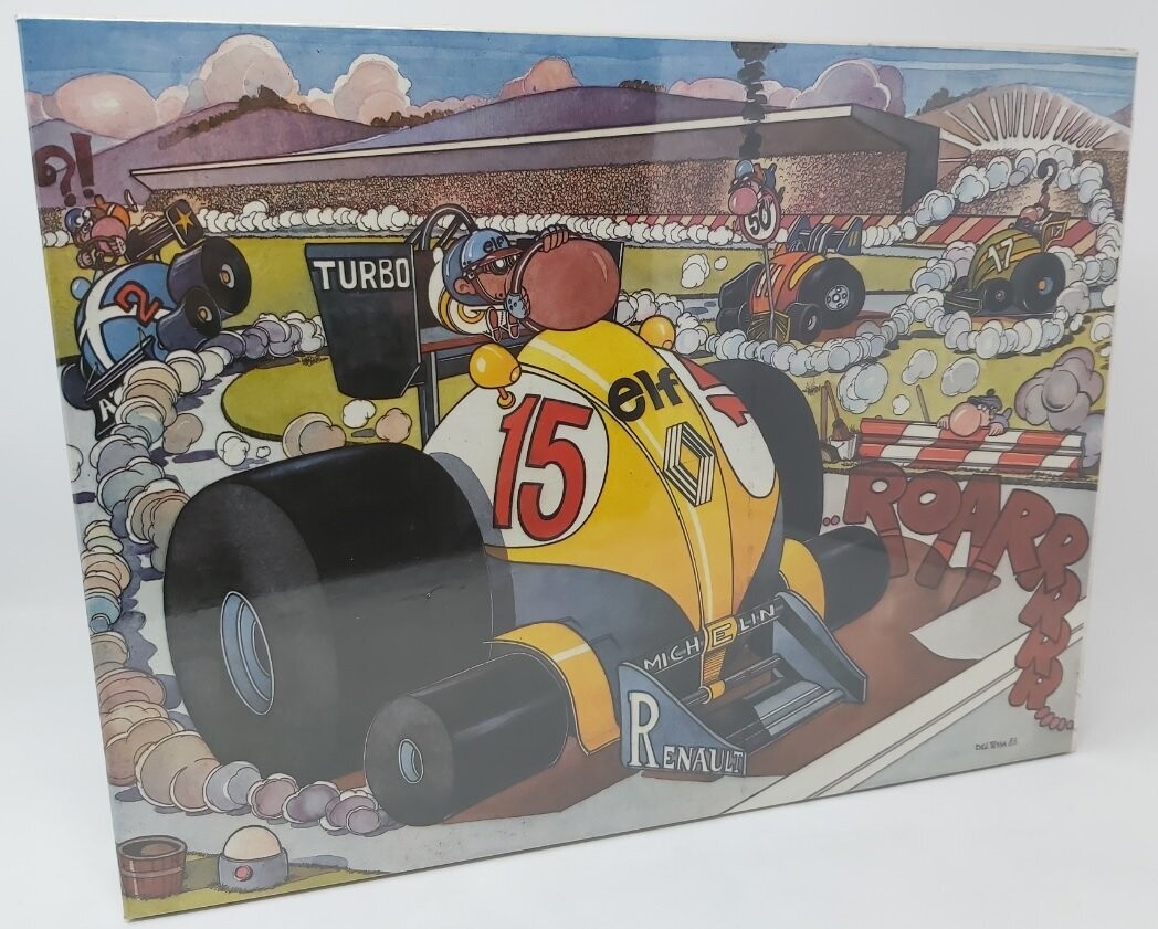 Puzzle International Team pezzi 1500 Formula 1 Renault Comic Del Tessa 1983