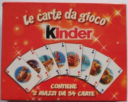 Mazzo Carte da Gioco Ramino Kinder Carte di Pat & Stanley (da Collezione)
