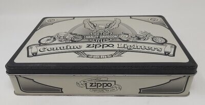 Cofanetto Latta Genuine Zippo Lighters  Motor Harley Davidson Cycles Tin Box